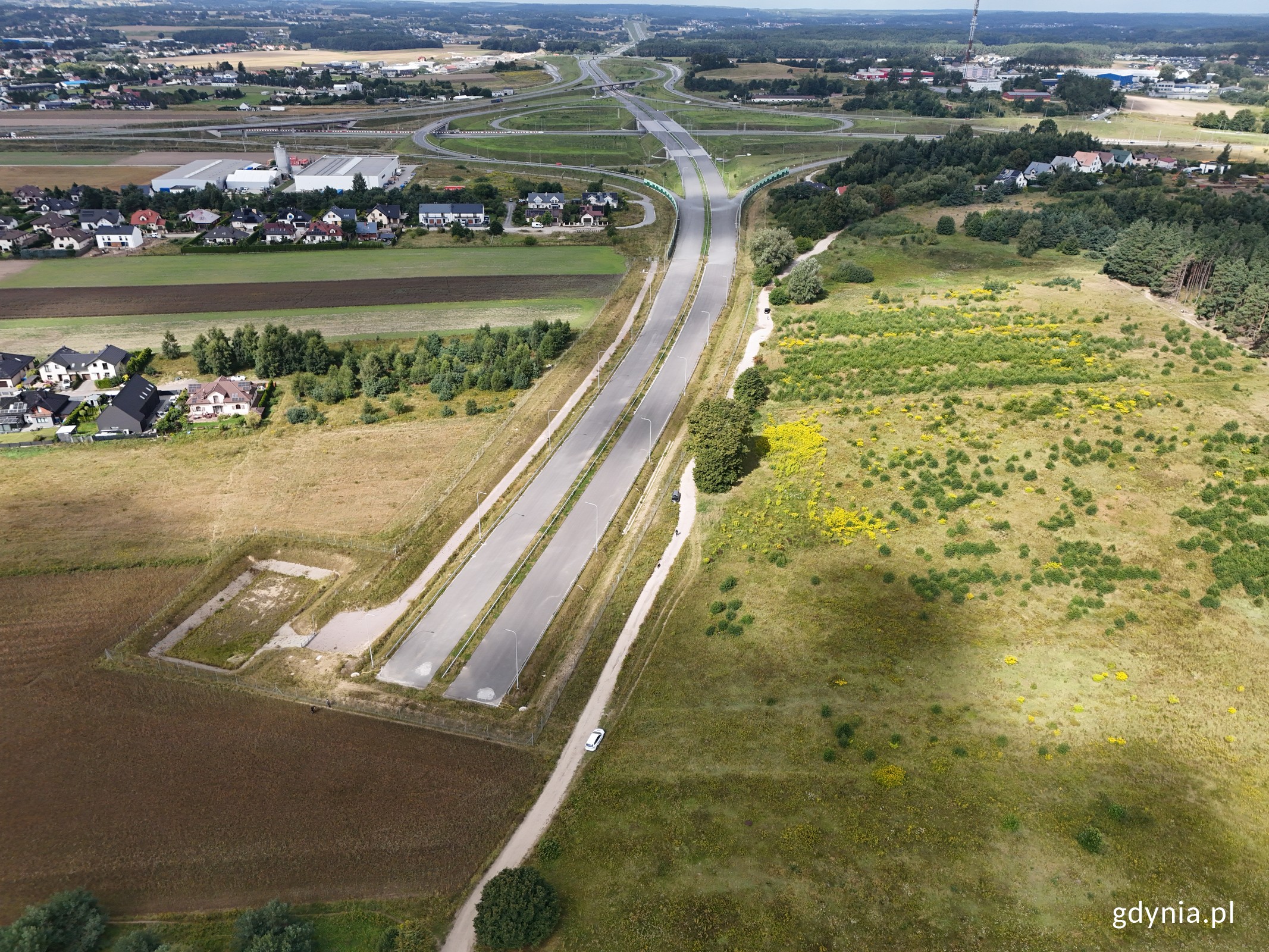 Inwestycja pozwoli połączyć tę drogę z Obwodnicą Metropolii Tr&oacute;jmiejskiej i na wjazd bezpośrednio z Chwaszczyna lub Osowej (fot. Sławomir Okoń)