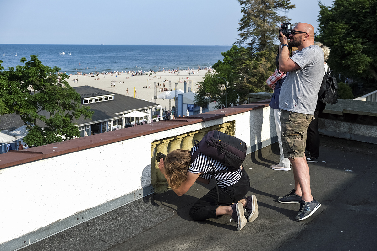 Taras na dachu "Riwiery". Fot. Przemysław Kozłowski