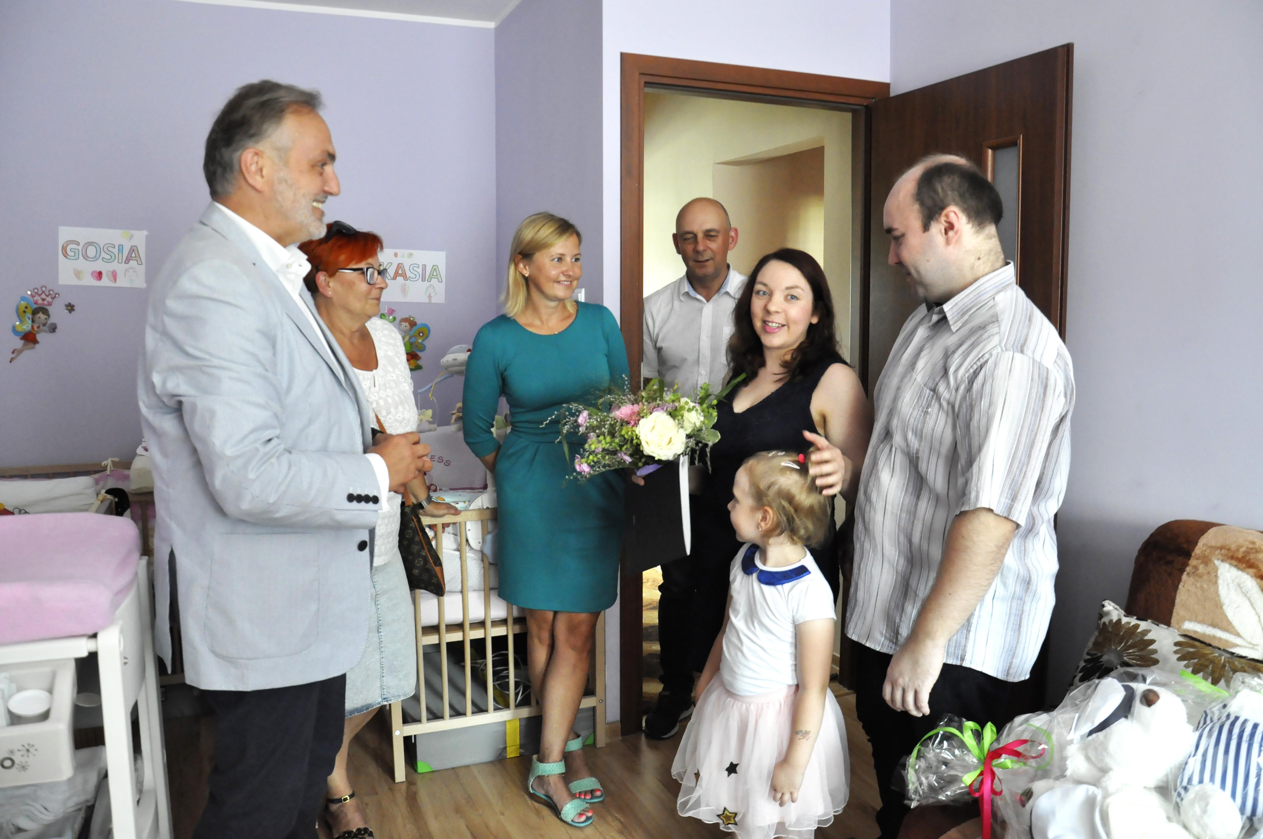 Prezydent Gdyni Wojciech Szczurek z wizytą u Państwa Kalet&oacute;w