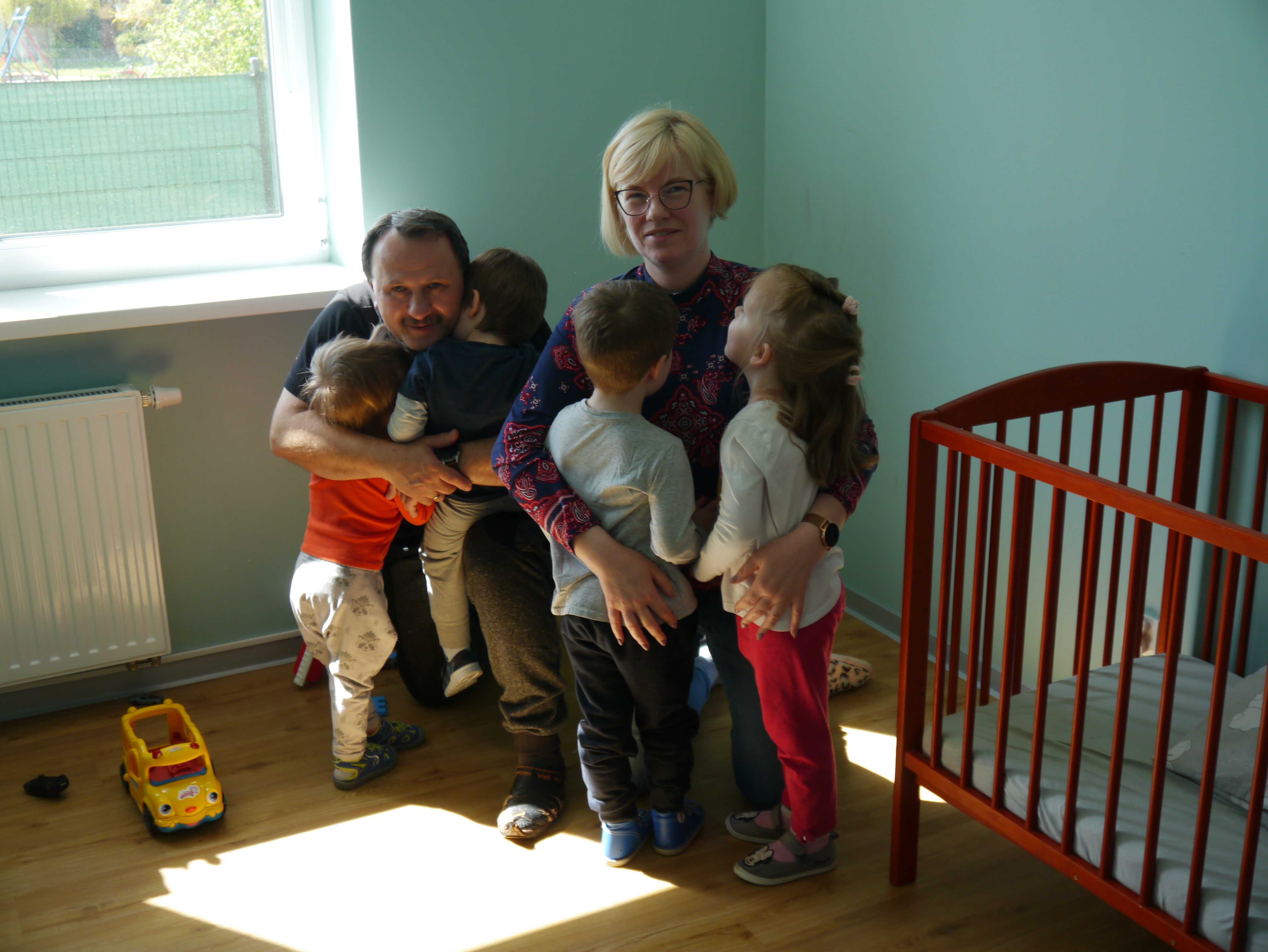 Państwo Kowalik z dziećmi 