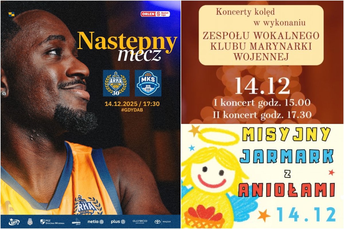 Od lewej: fot. AMW Arka Kosz oraz materiały organizator&oacute;w wydarzeń