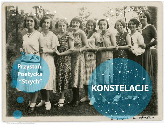 Fragment plakatu Konstelacje/proj. Magdalena Nowak