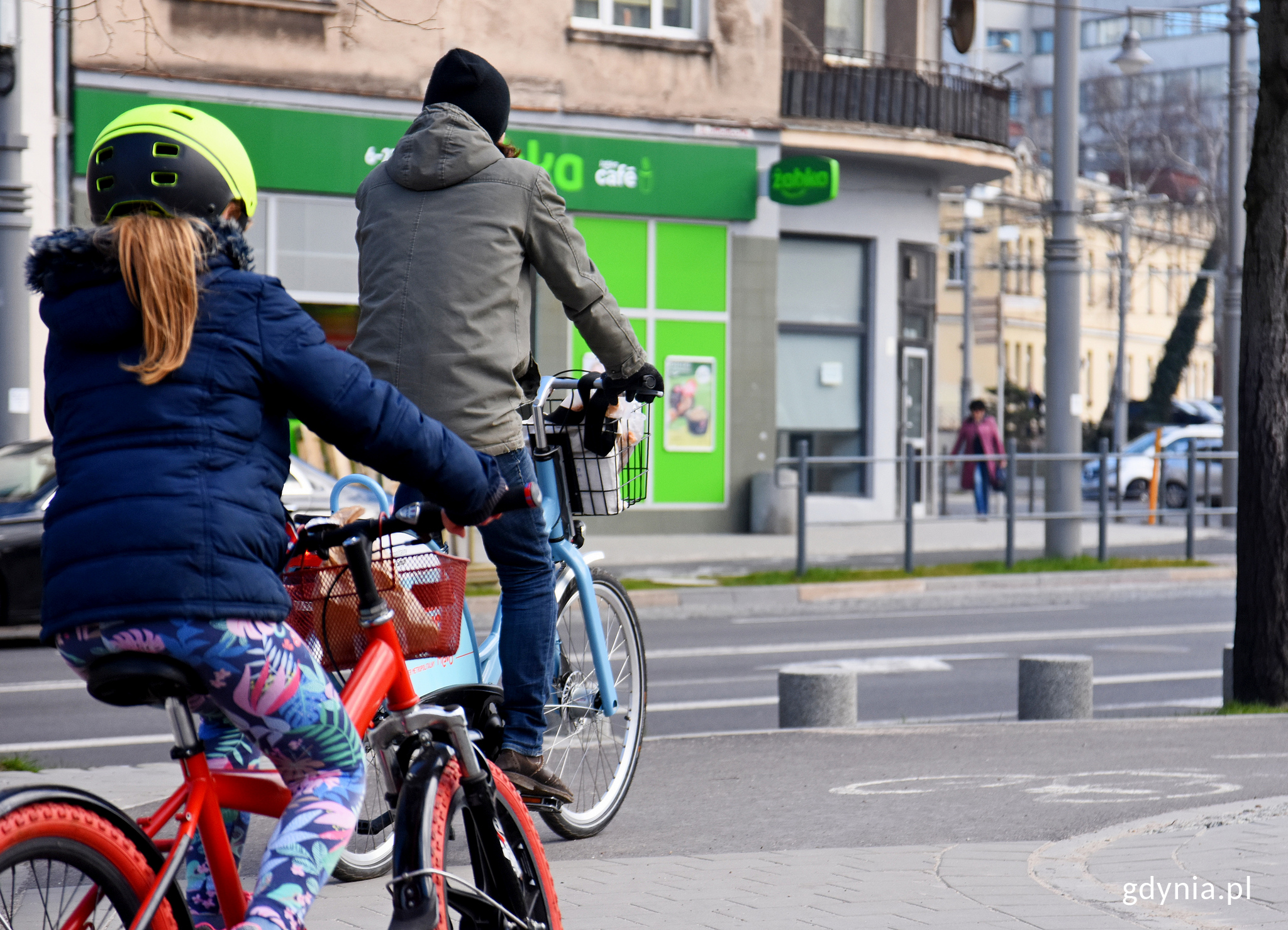 Gdynian na MEVO można zobaczyć na drogach rowerowych, fot. Kamil Złoch