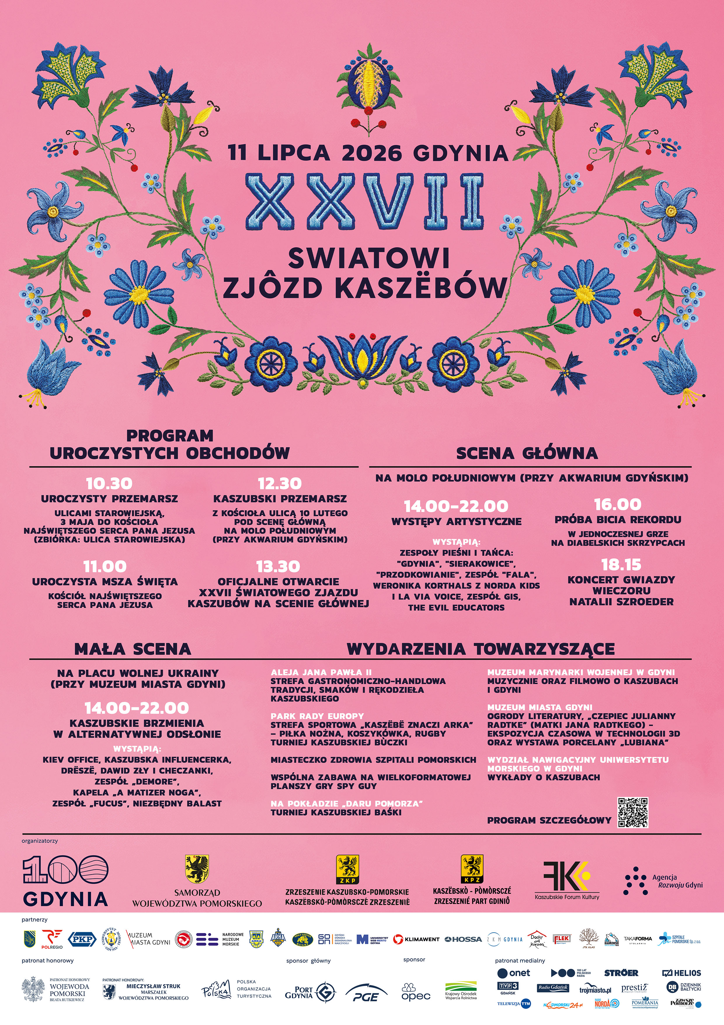 Plakat z programem wydarzenia