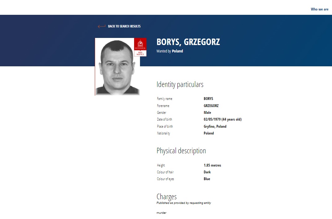 czerwona nota Grzegorz Borys