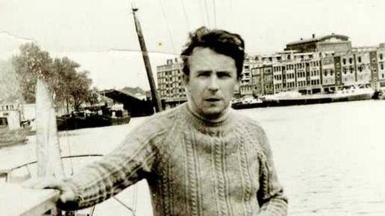 Ryszard Kukliński na jachcie "Legia". Źr&oacute;dło: Muzeum Zimnej Wojny