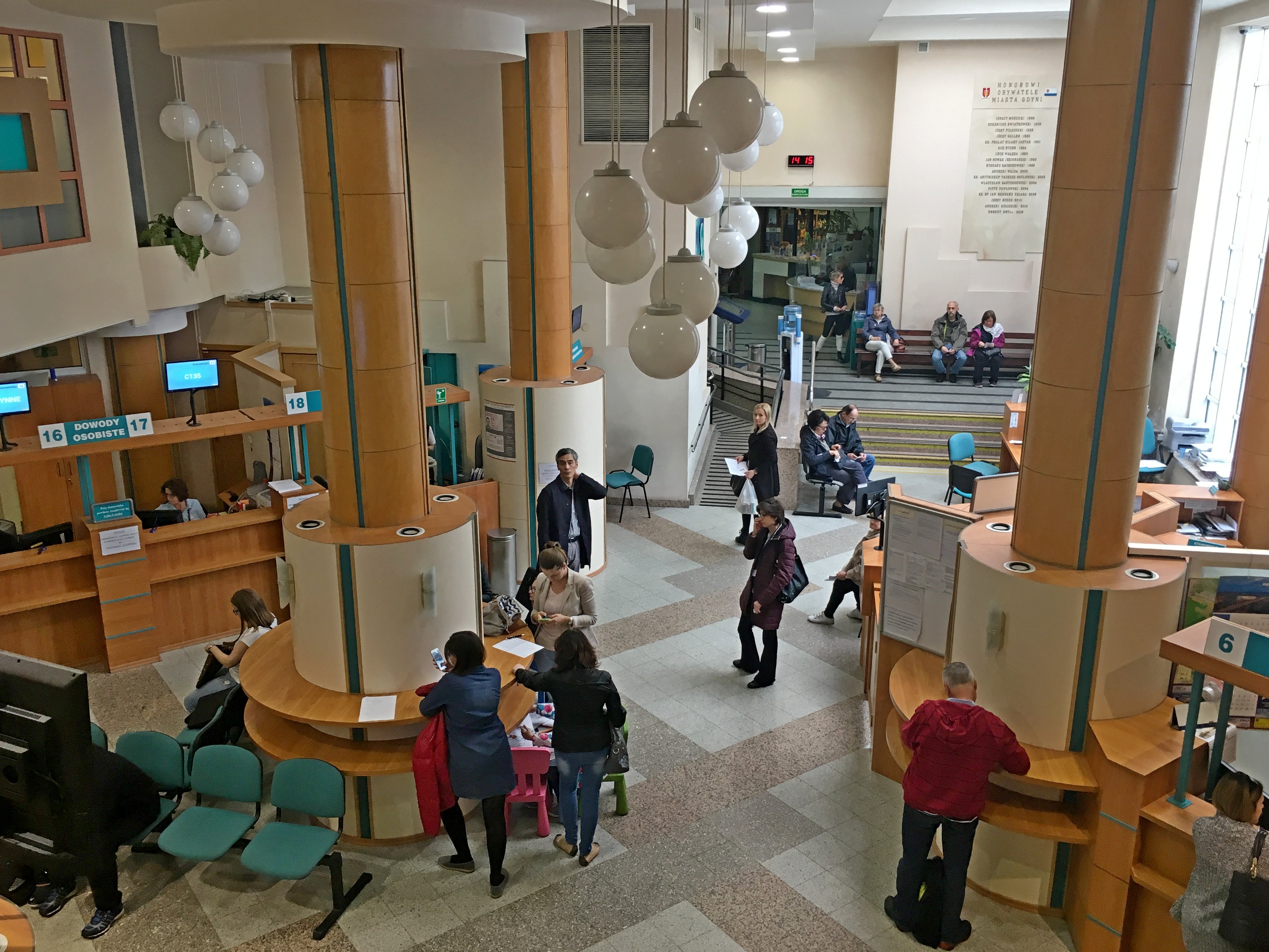 Sala Obsługi Mieszkańc&oacute;w w Urzędzie Miasta Gdyni