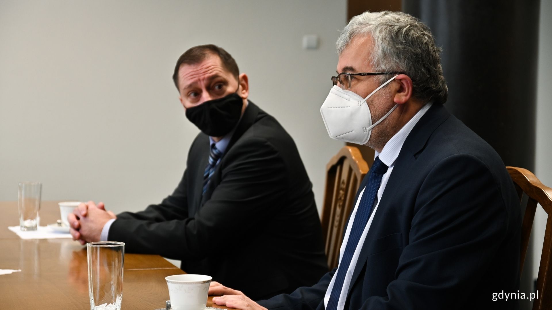 Goście z Węgier (od lewej): Ott&oacute; Sipos i konsul P&aacute;l Attila Ill&eacute;s, fot. Marcin Mielewski.