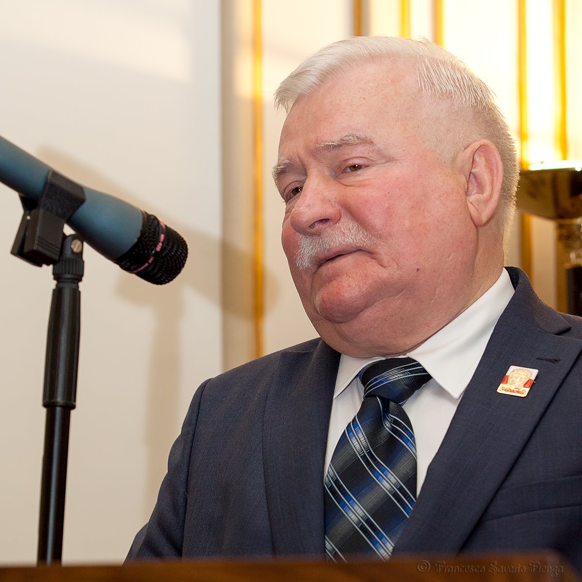 Na zdj. Lech Wałęsa, fot. Francesco Saverio Fienga