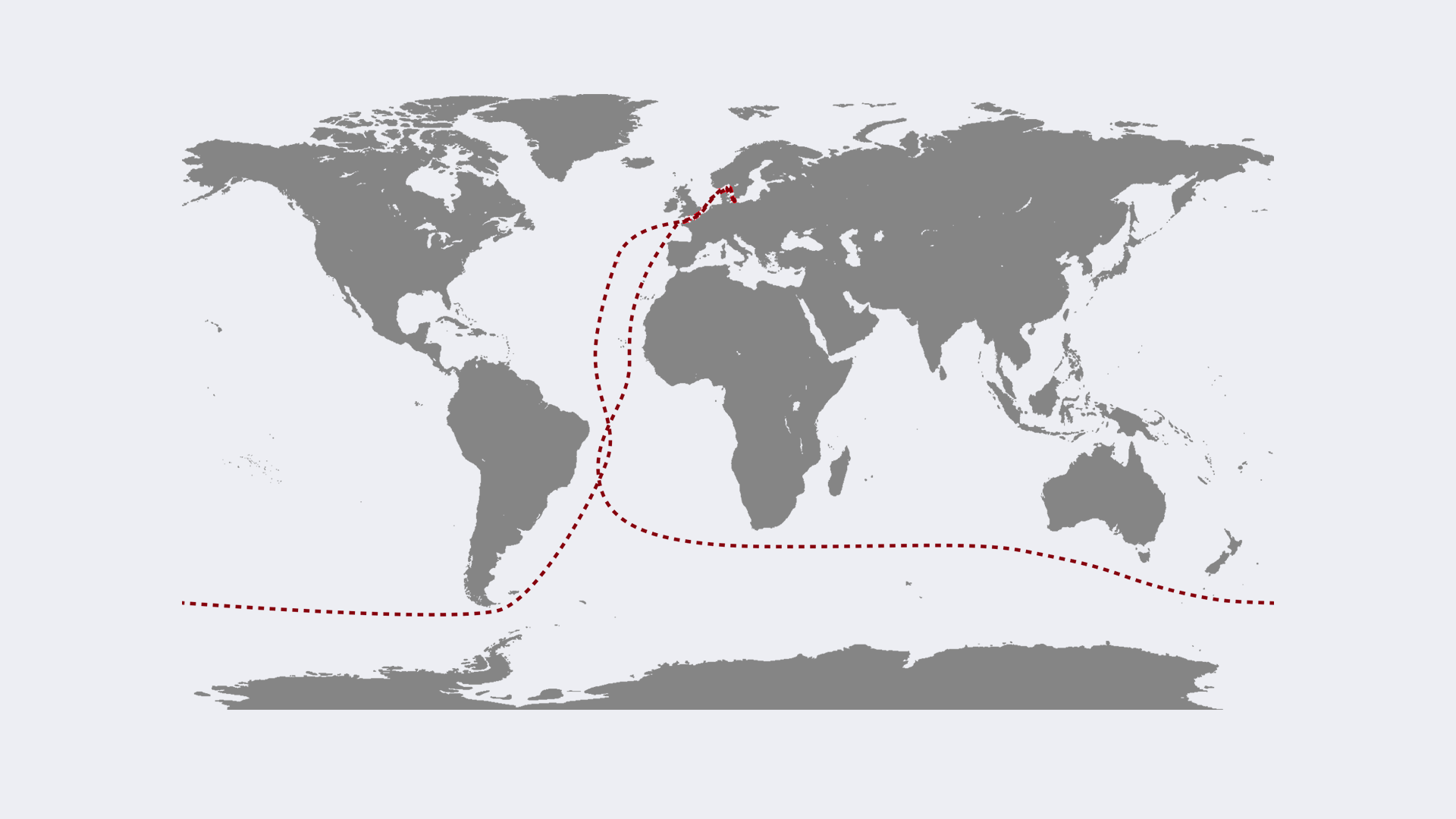 Plan rejsu zakłada m.in. podr&oacute;ż przez cieśninę Sund, Kanał La Manche w stronę Kapsztadu, Australii, Nowej Zelandii przez Przylądek Horn i z powrotem do Gdyni, fot. facebook.com/solononstop2019/