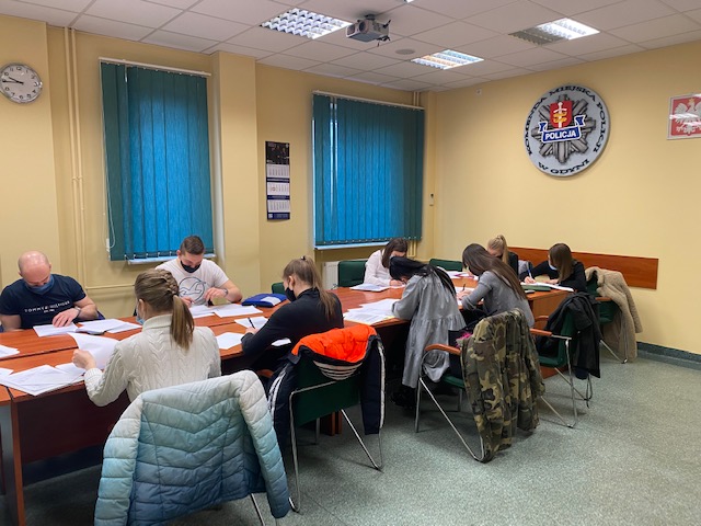 Nowi policjanci, kt&oacute;rzy dołączyli do grona gdyńskich funkcjonariuszy, fot. Komenda Miejska Policji w Gdyni