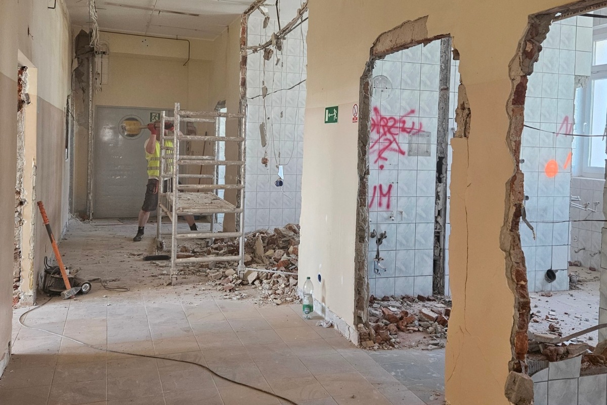 Oddział Neurologiczny i Udarowy Szpitala św. Wincentego a Paulo w Gdyni w remoncie 