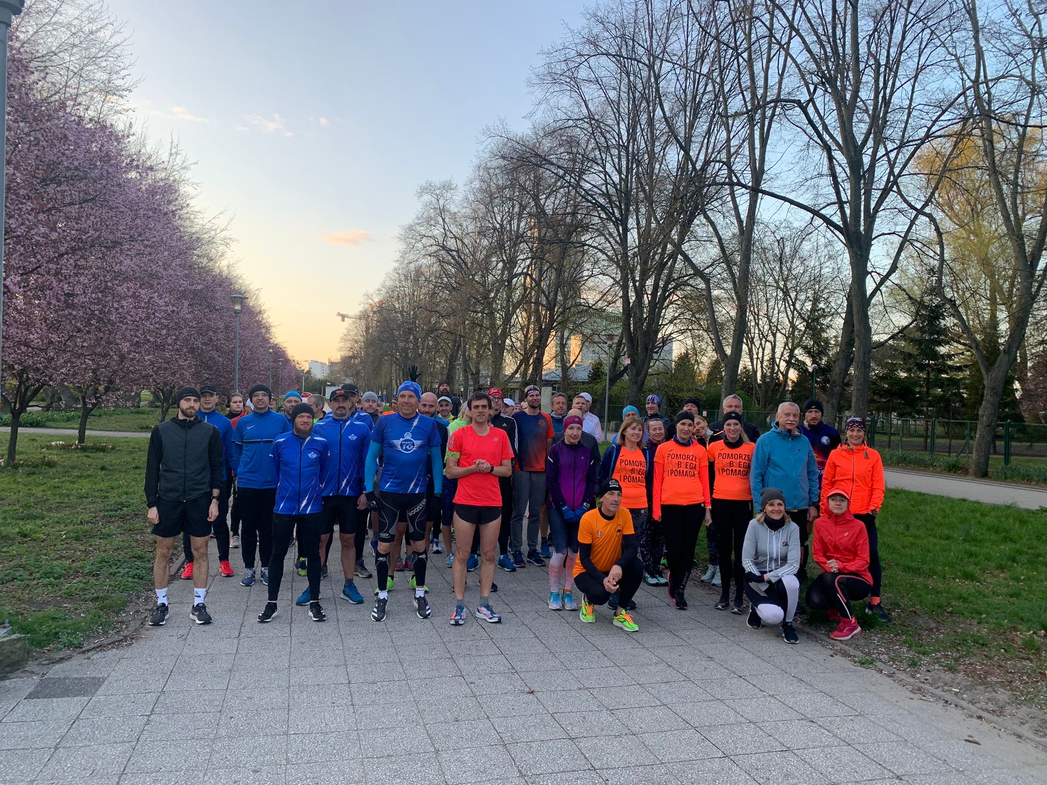 Uczestnicy Cyklicnzego Biegu Śledzia // fot. mat.organizatora