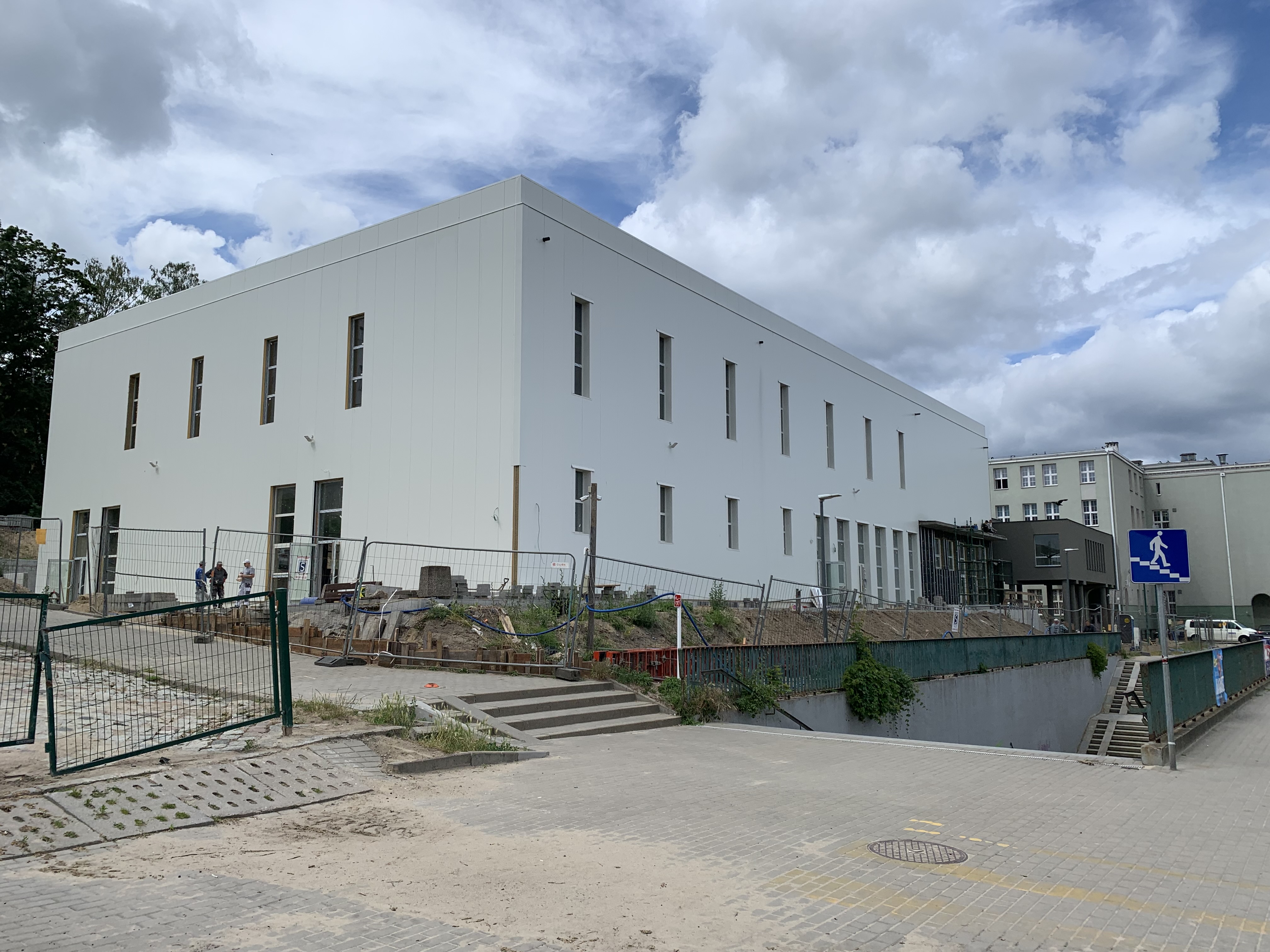 budnek hali sportowej przy ul. Morskiej // fot. D.Matejczyk, WI UM Gdyni