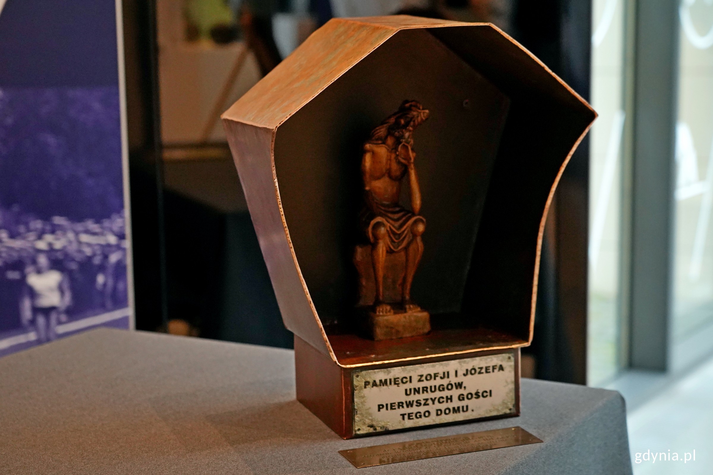 Kapliczka pamięci J&oacute;zefa i Zofii Unrug&oacute;w, kt&oacute;ra trafiła do Gdyni (fot. Magdalena Czernek)