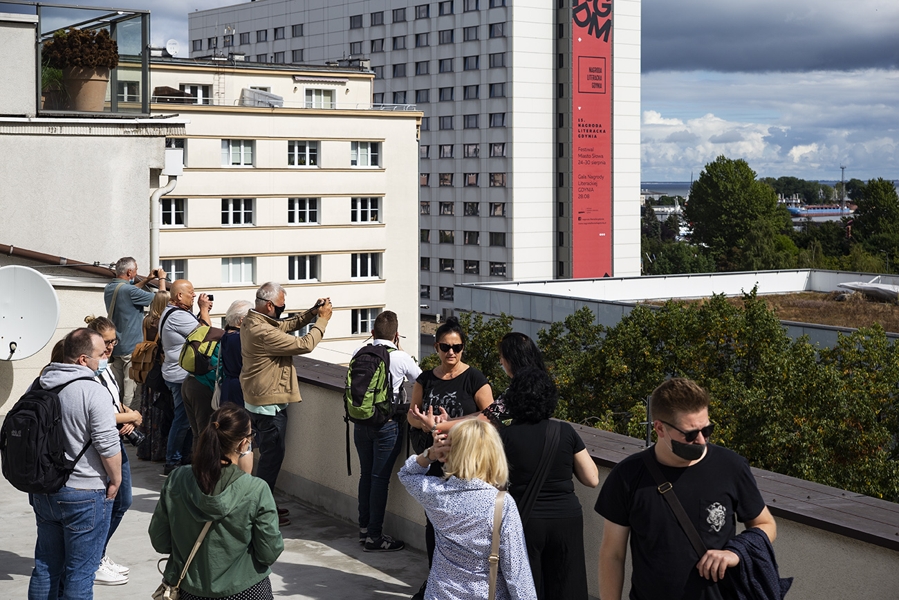 Foto-spacer "Architektura na styku morza". Fot. Przemysław Kozłowski