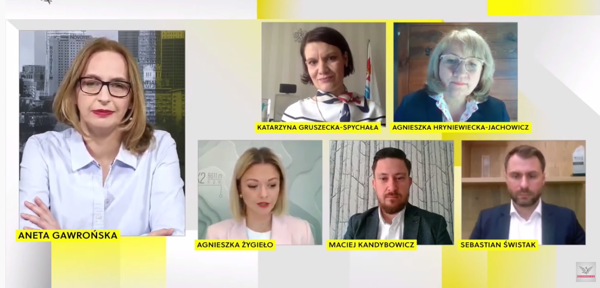 Uczestnicy debaty "Reaktywacja biur" w ramach Real Estate Impactor