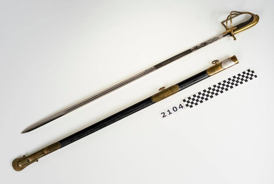 Pałasz admirała Jerzego Świrskiego, fot. Agnieszka Landowska / MMW