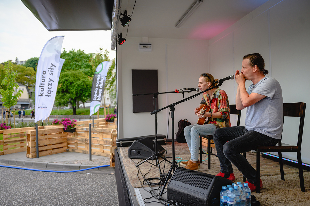 Letnia Scena Blues Club, koncert Jakub Andrzejewski & Michał Kielak, fot. Tomek Kamiński