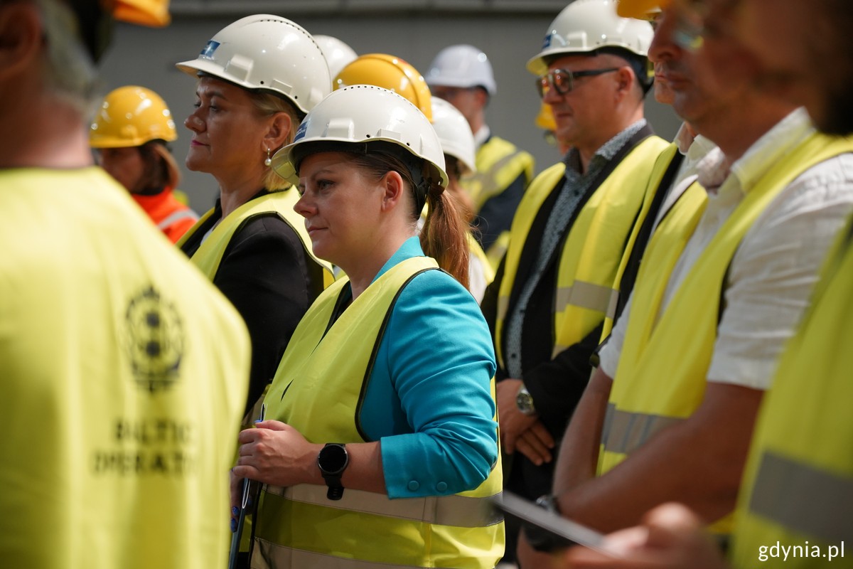 Aleksandra Kosiorek, prezydent Gdyni podczas uroczystości