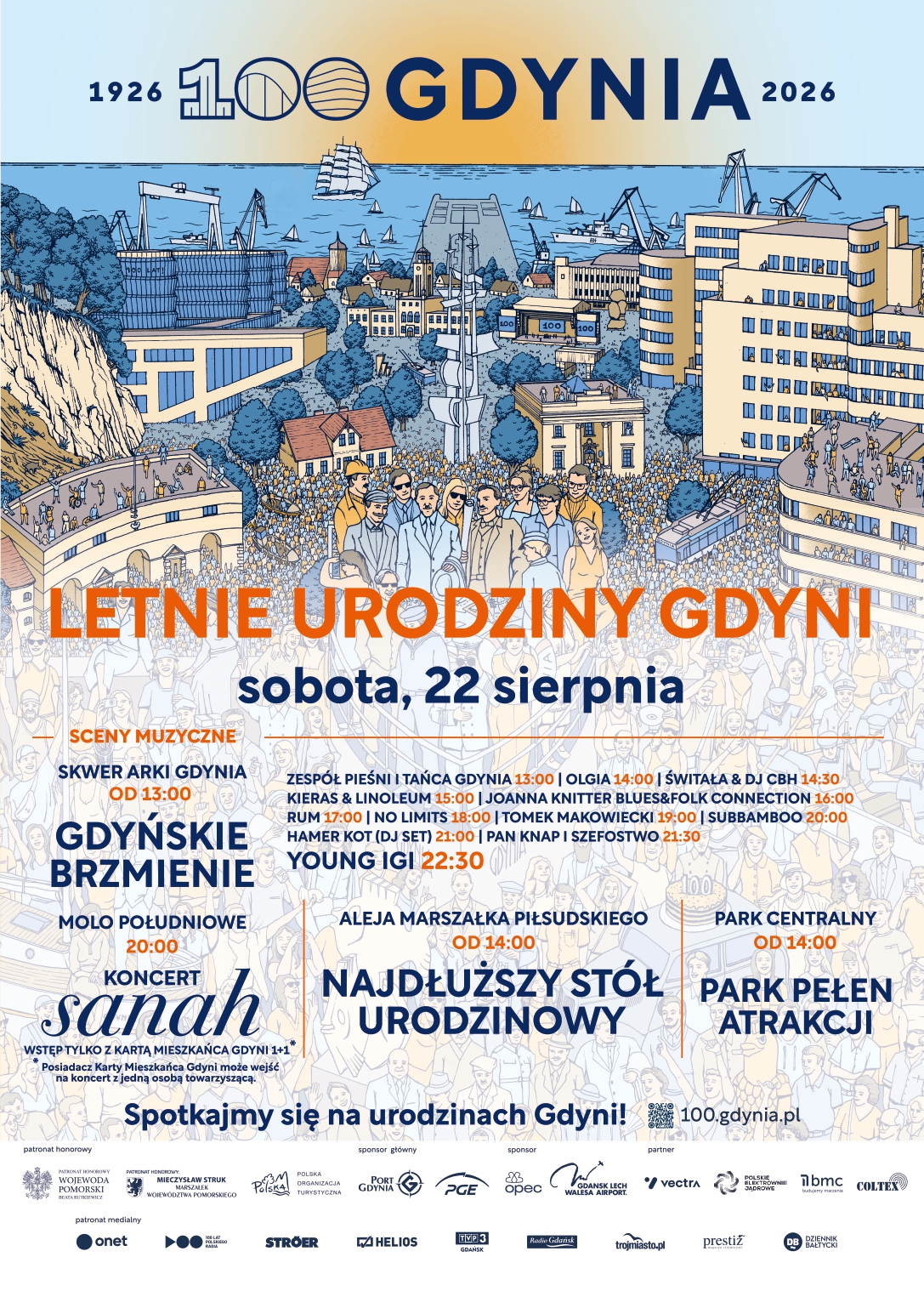 Letnie Urodziny Gdyni - plakat