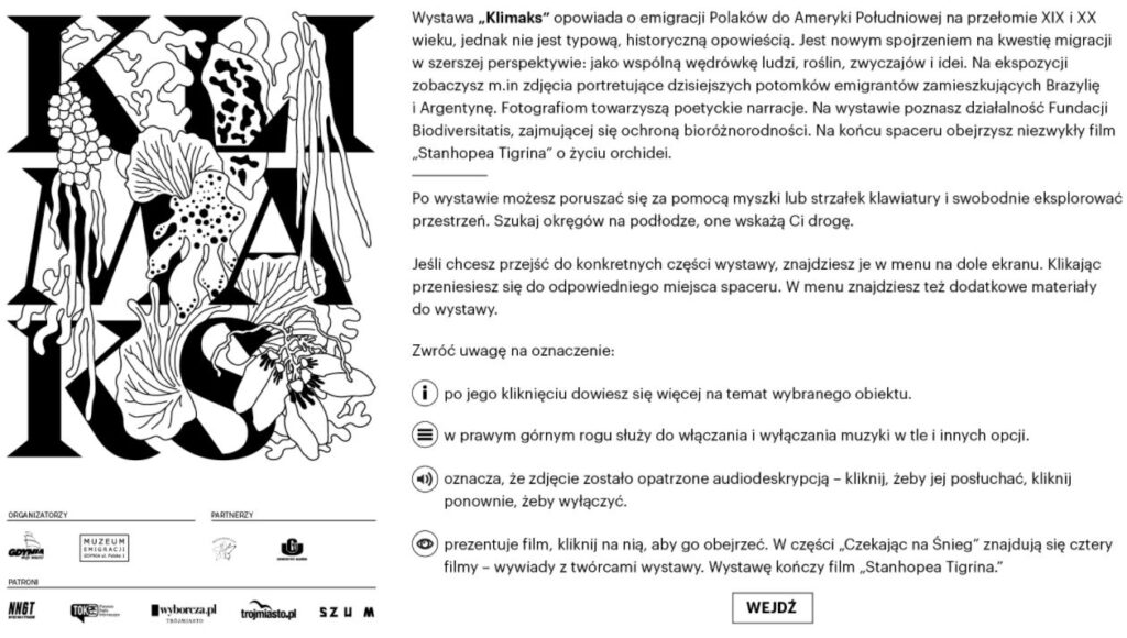 Opis spaceru 3D, czyli jak poruszać się po wystawie w internecie, mat. prasowe
