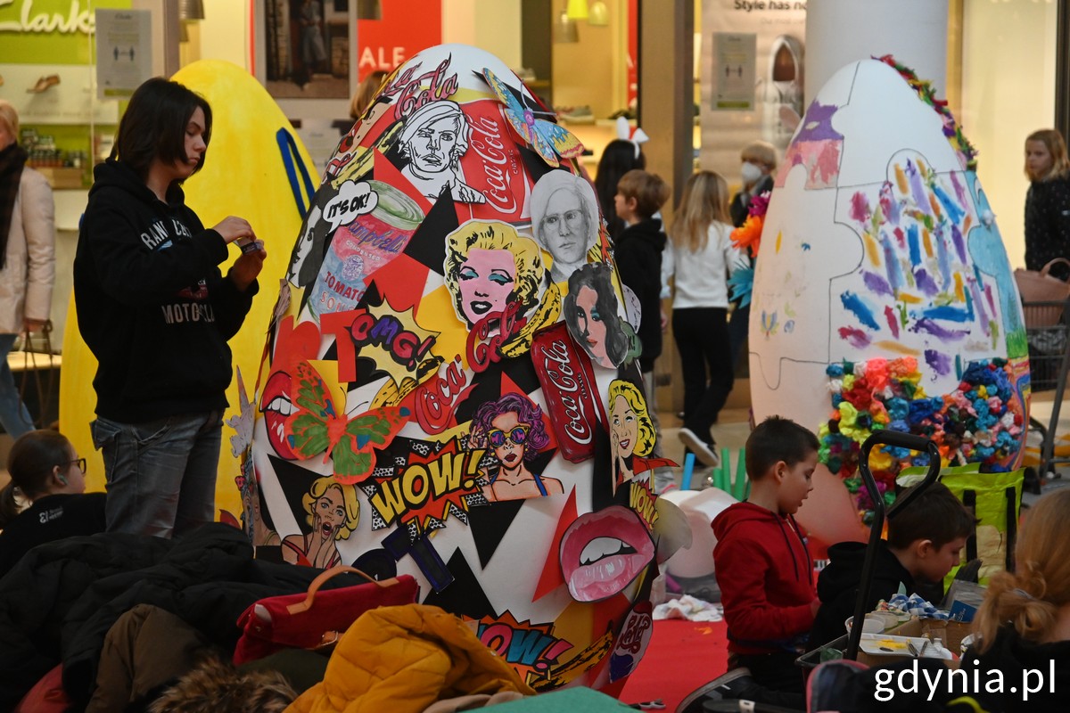 Fabryka pisanek w Centrum Riviera, fot. Magda Śliżewska