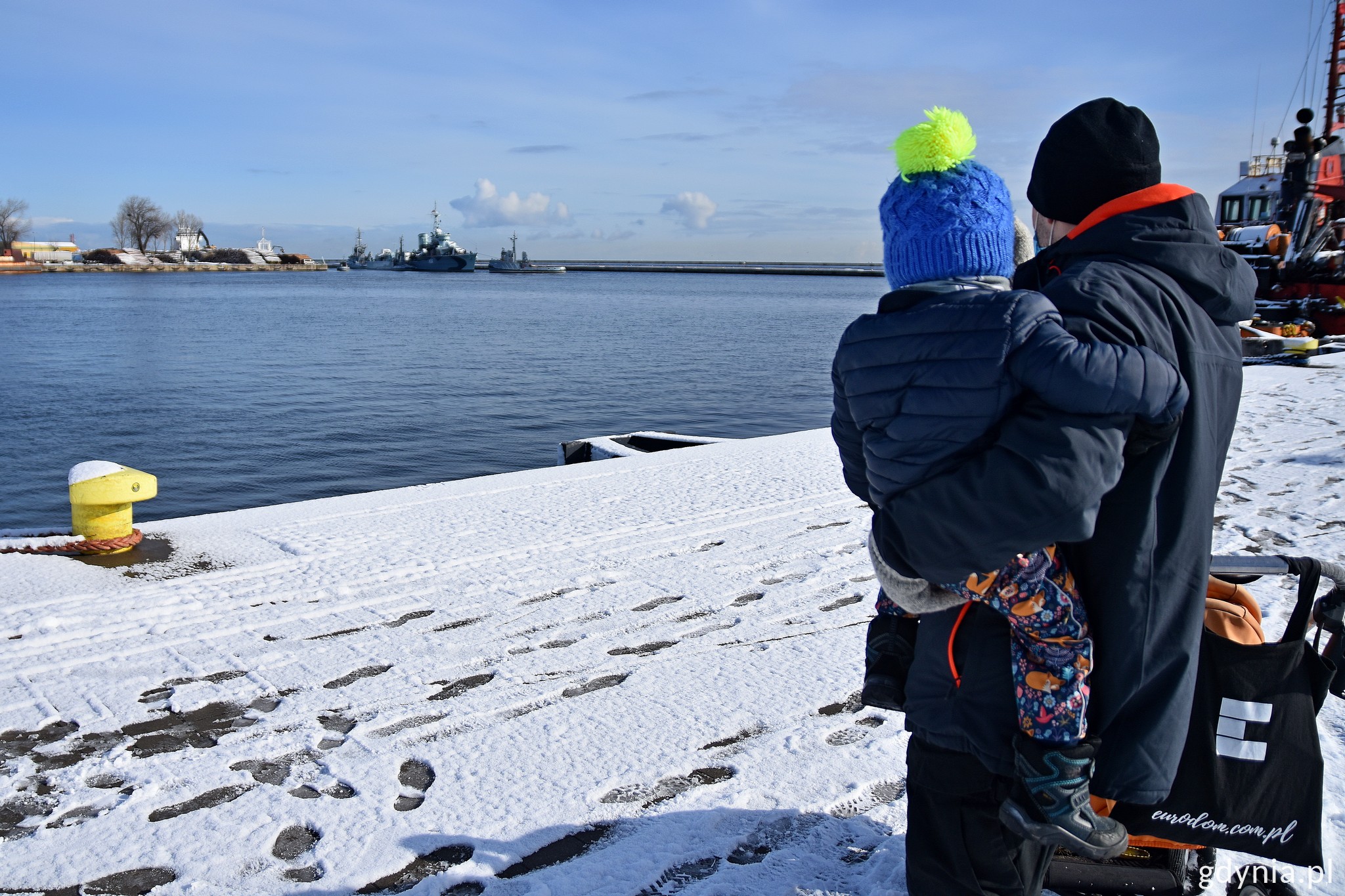 Puste miejsce przy nabrzeżu Pomorskim po ORP &bdquo;Błyskawicy&rdquo;, fot. Paweł Kukla