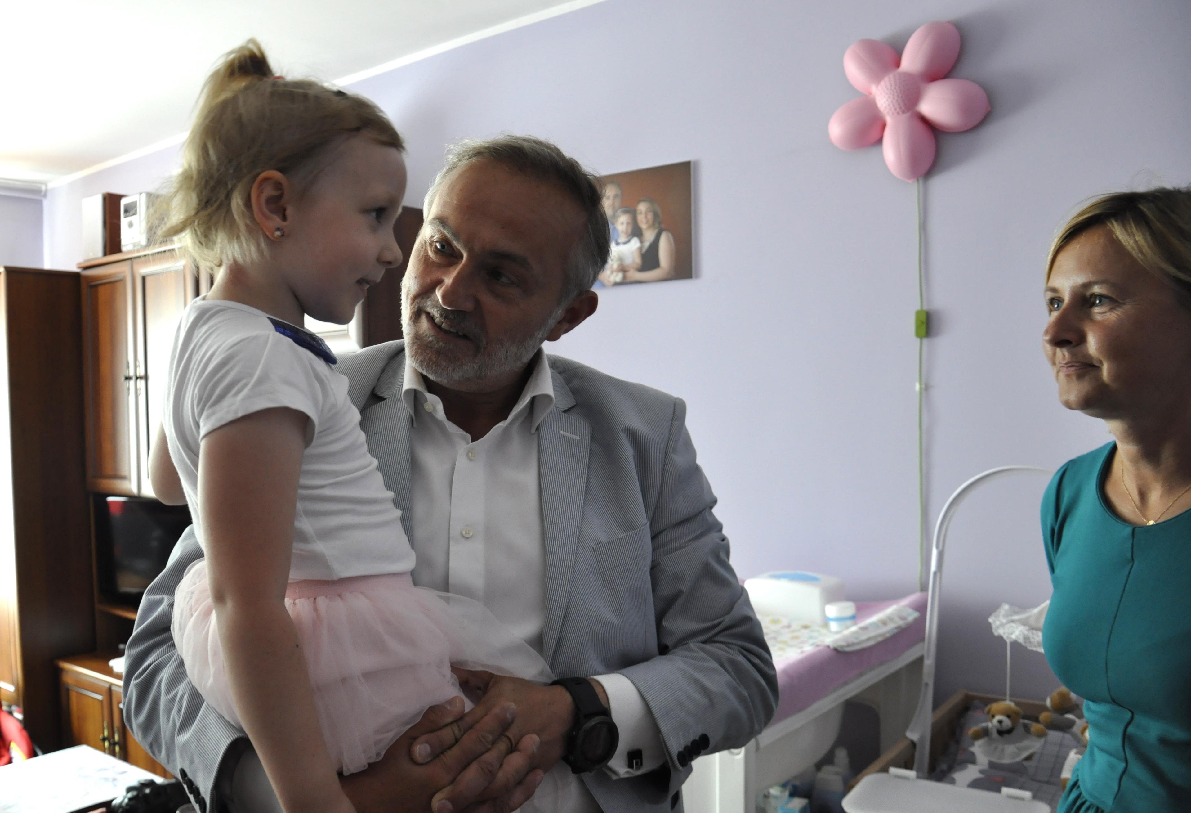 Prezydent Gdyni Wojciech Szczurek z wizytą u Państwa Kalet&oacute;w