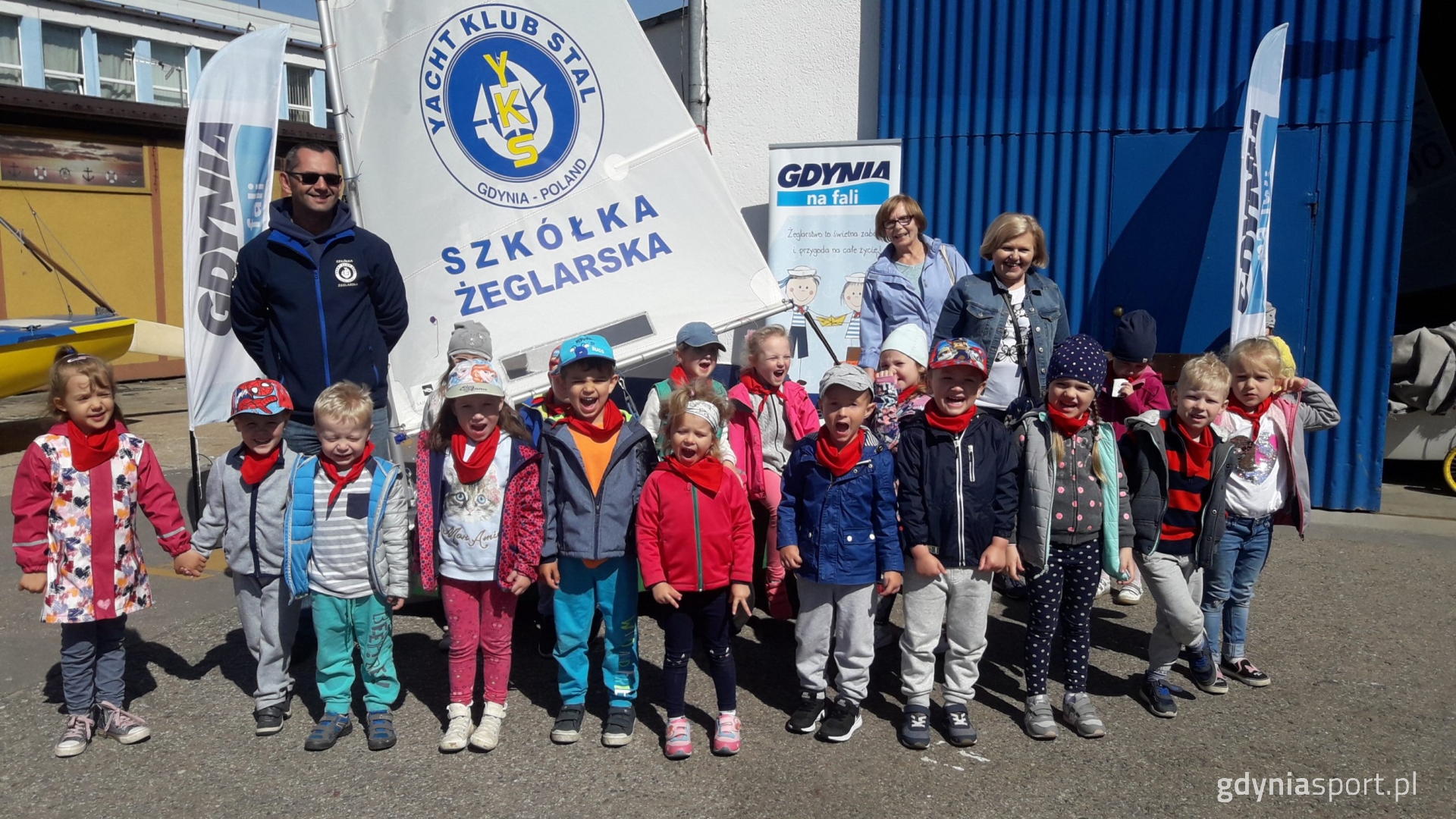 uczestnicy projektu Gdynia na Fali