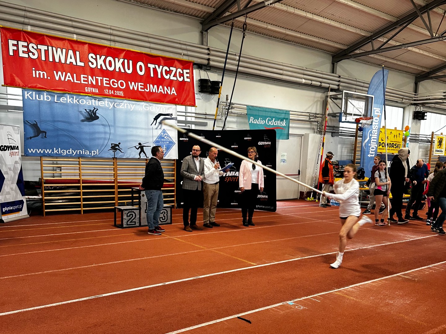 zawodniczka podczas startu