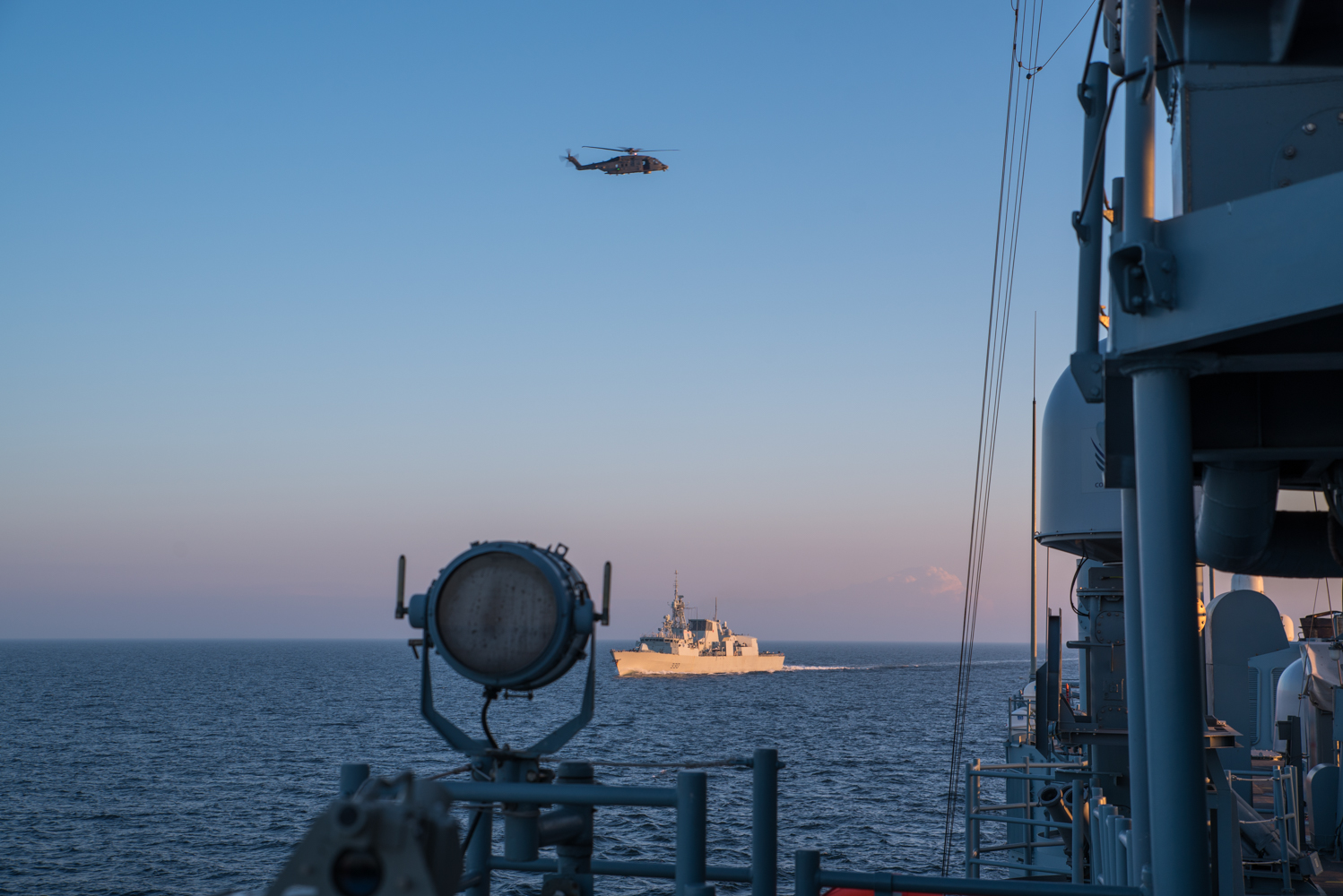 Ćwiczenia opr&oacute;cz okręt&oacute;w zaangażowały też Siły Powietrzne, fot. st. chor. szt. mar. Piotr Leoniak