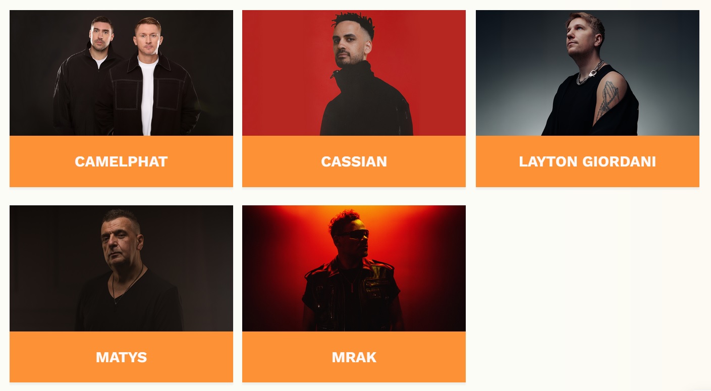 artyści sunset 1 dzień