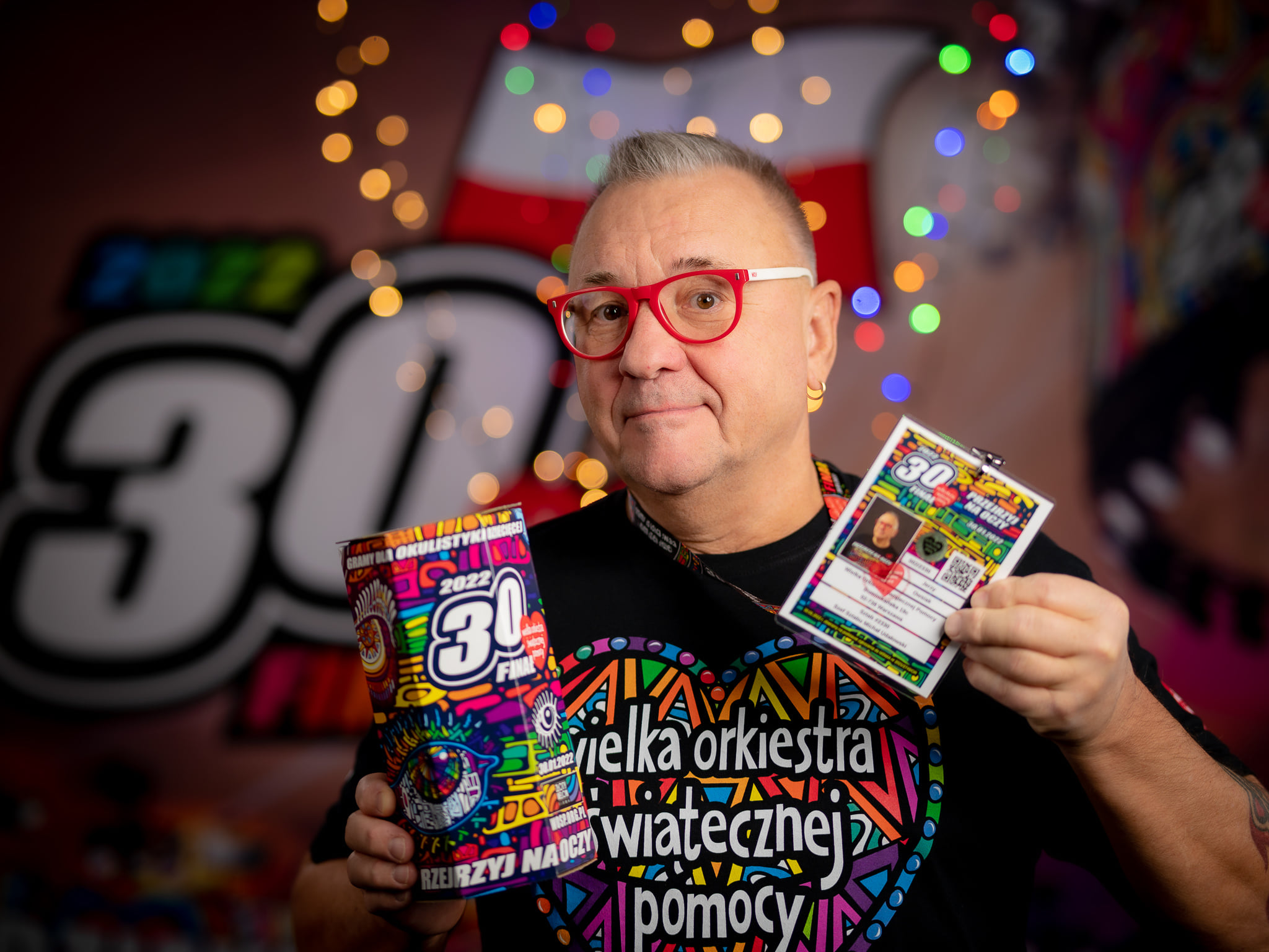 Jurek Owsiak &ndash; stały wolontariusz Orkiestry, fot Łukasz Widziszowski Fotografia