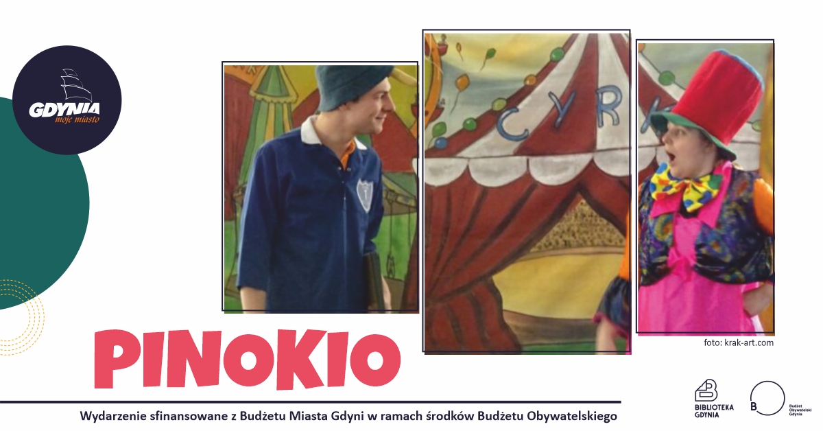 Pinokio &ndash; przedstawienie teatralne dla dzieci