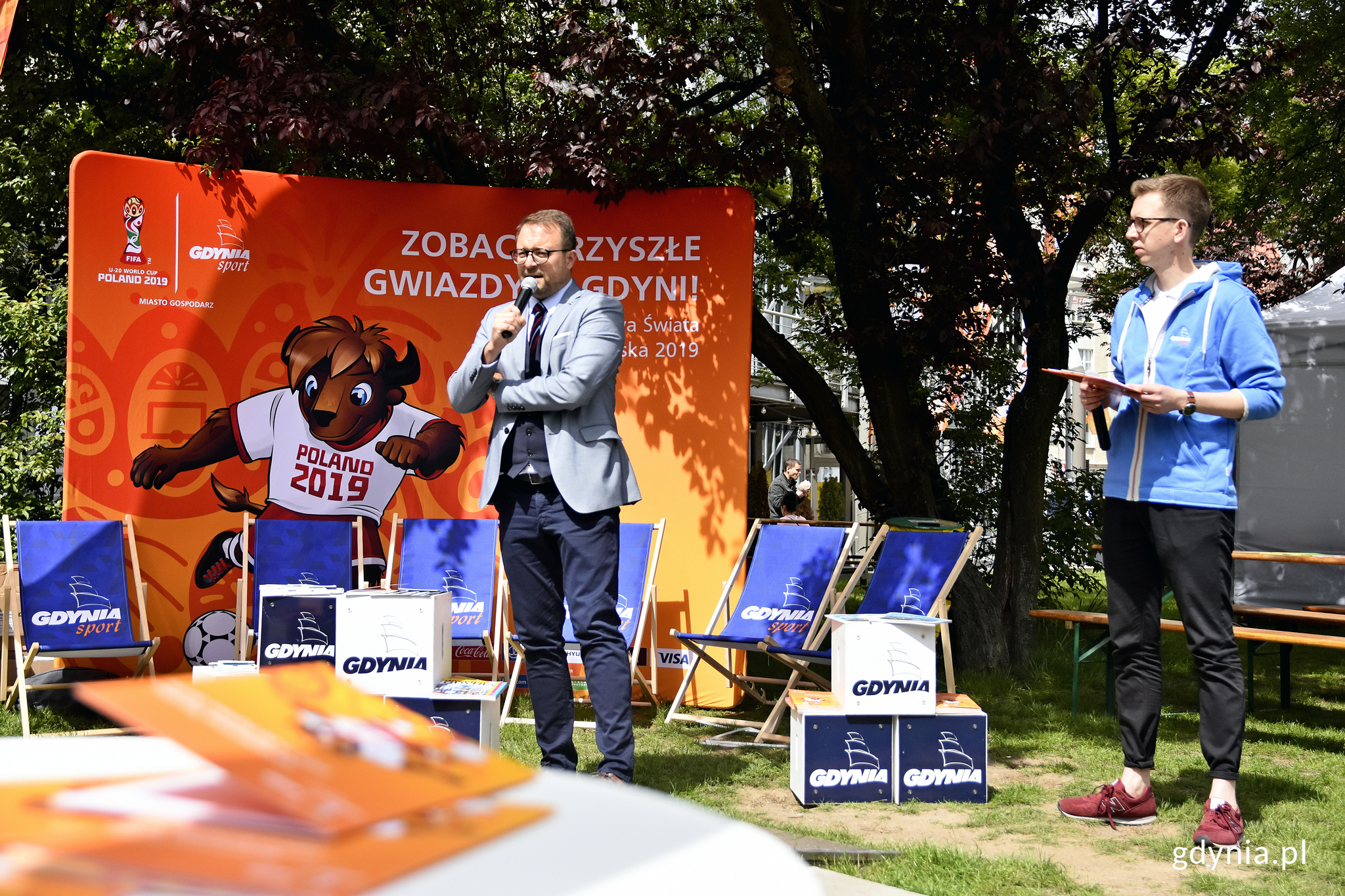 Wiceprezydent Marek Łucyk otwierający &bdquo;Mistrzowskie Smaki Świata&rdquo;, fot. Kamil Złoch
