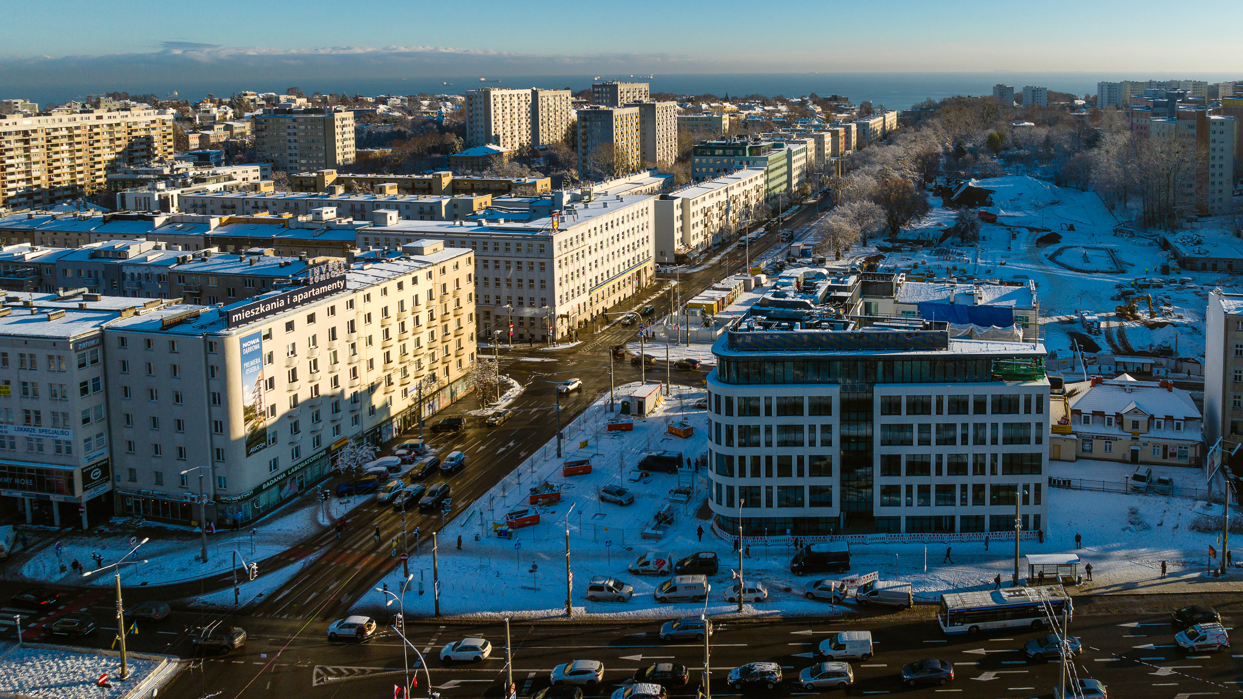 Budynek stanął na terenie między ulicami Świętojańską, Władysława IV i al. Piłsudskiego, fot. mat. prasowe