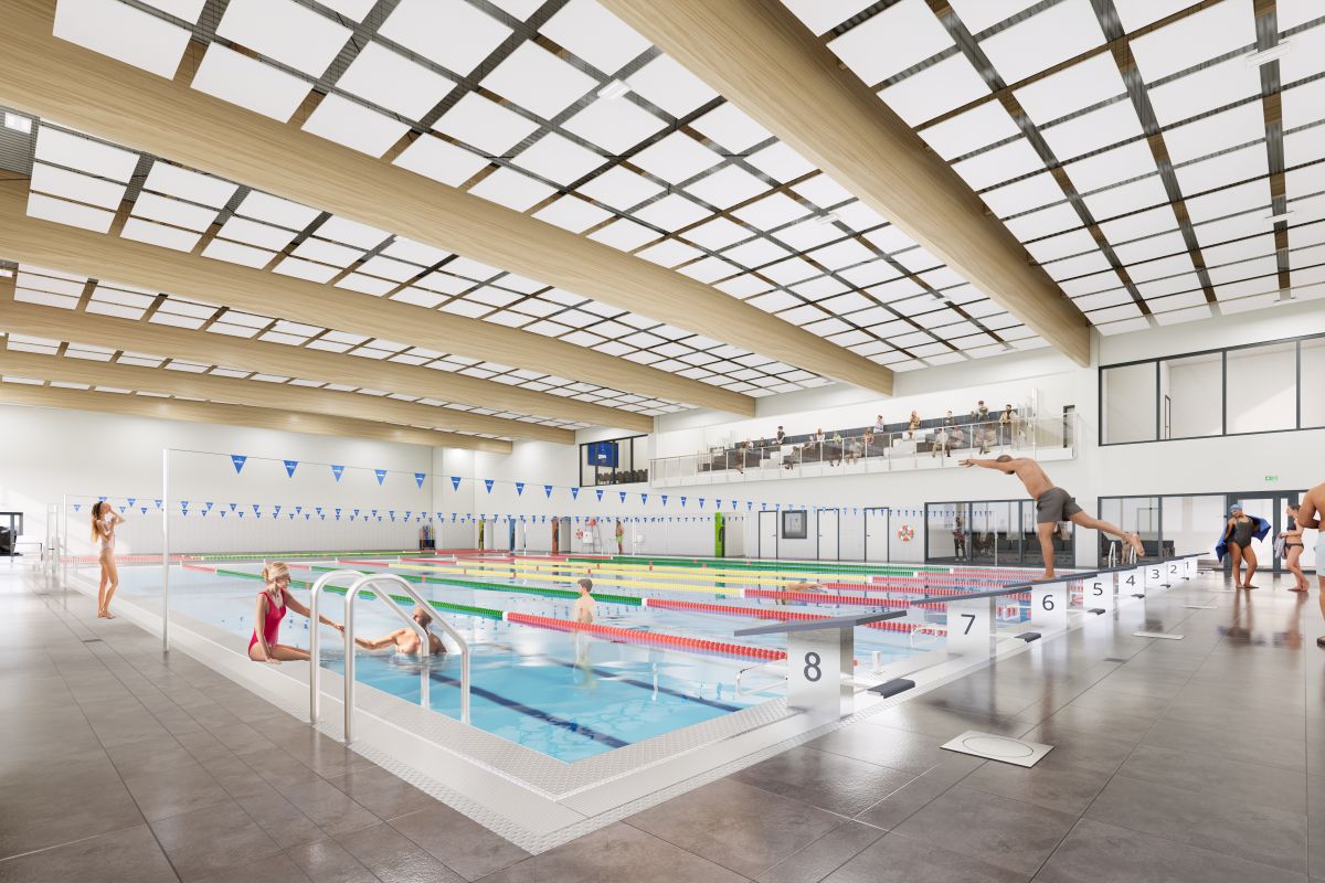 wizualizacja pływalni