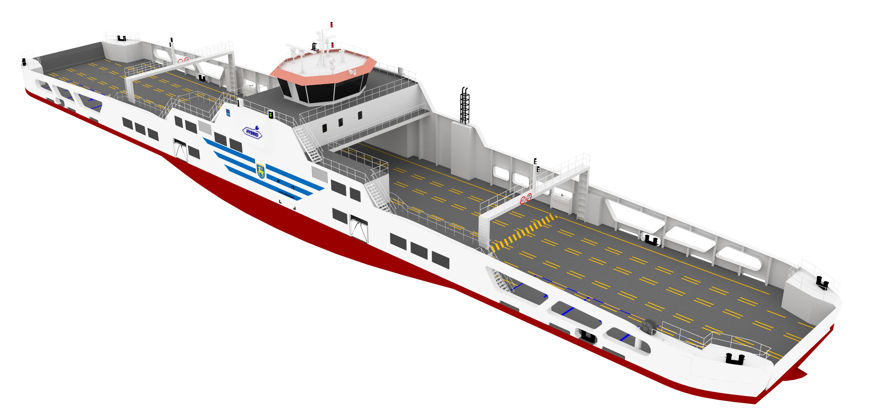 Wizualizacja promu, mat. prasowe Finferries