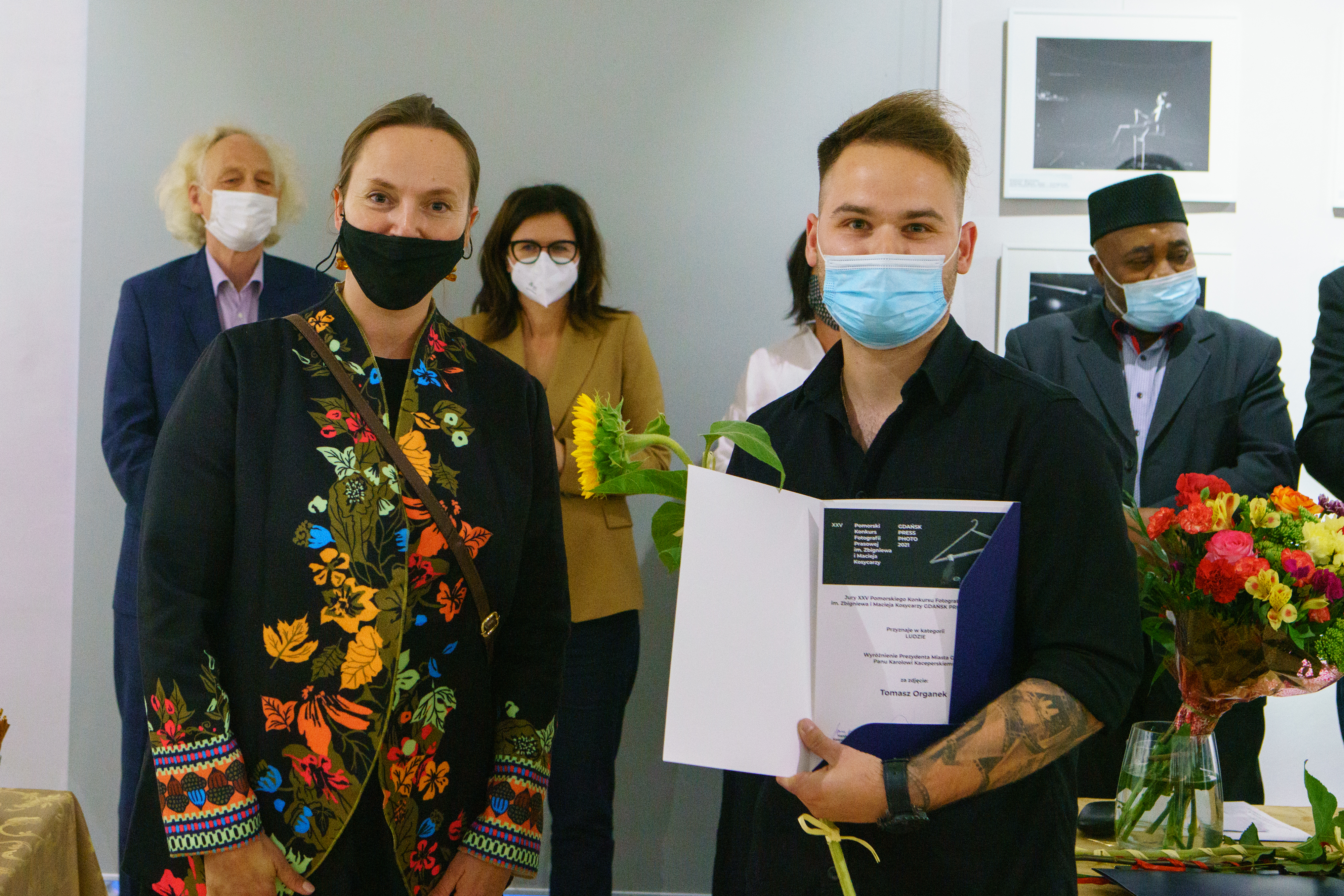 Na zdj. Maja Wagner i&nbsp;Karol Kacperski, zdobywca wyr&oacute;żnienia w kategorii &bdquo;Ludzie&rdquo;, fot. Anna Rezulak