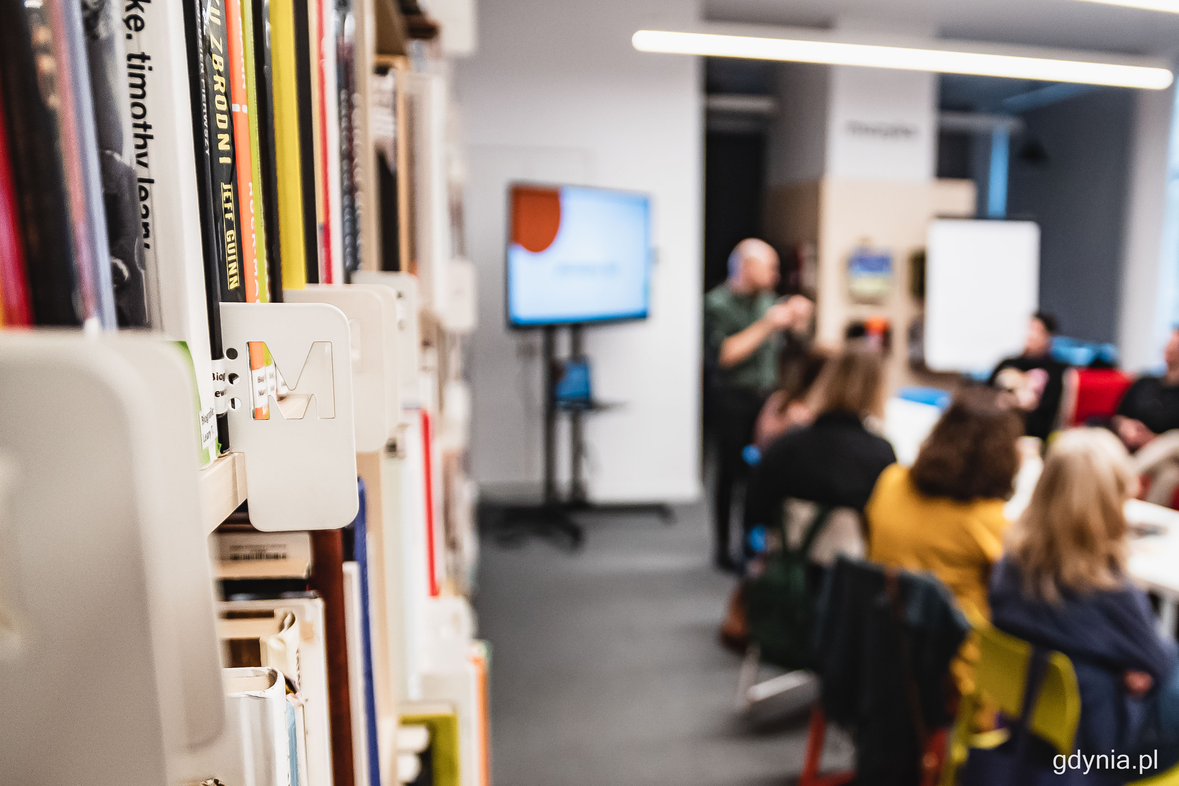 Warszaty w ramach XIII Kongresu Bibliotek w Bibliotece Śr&oacute;dmieście w Gdyni, fot. Kamil Złoch