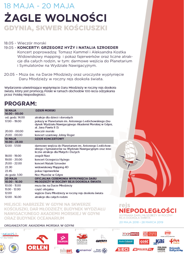 Plakat Żagle Wolności