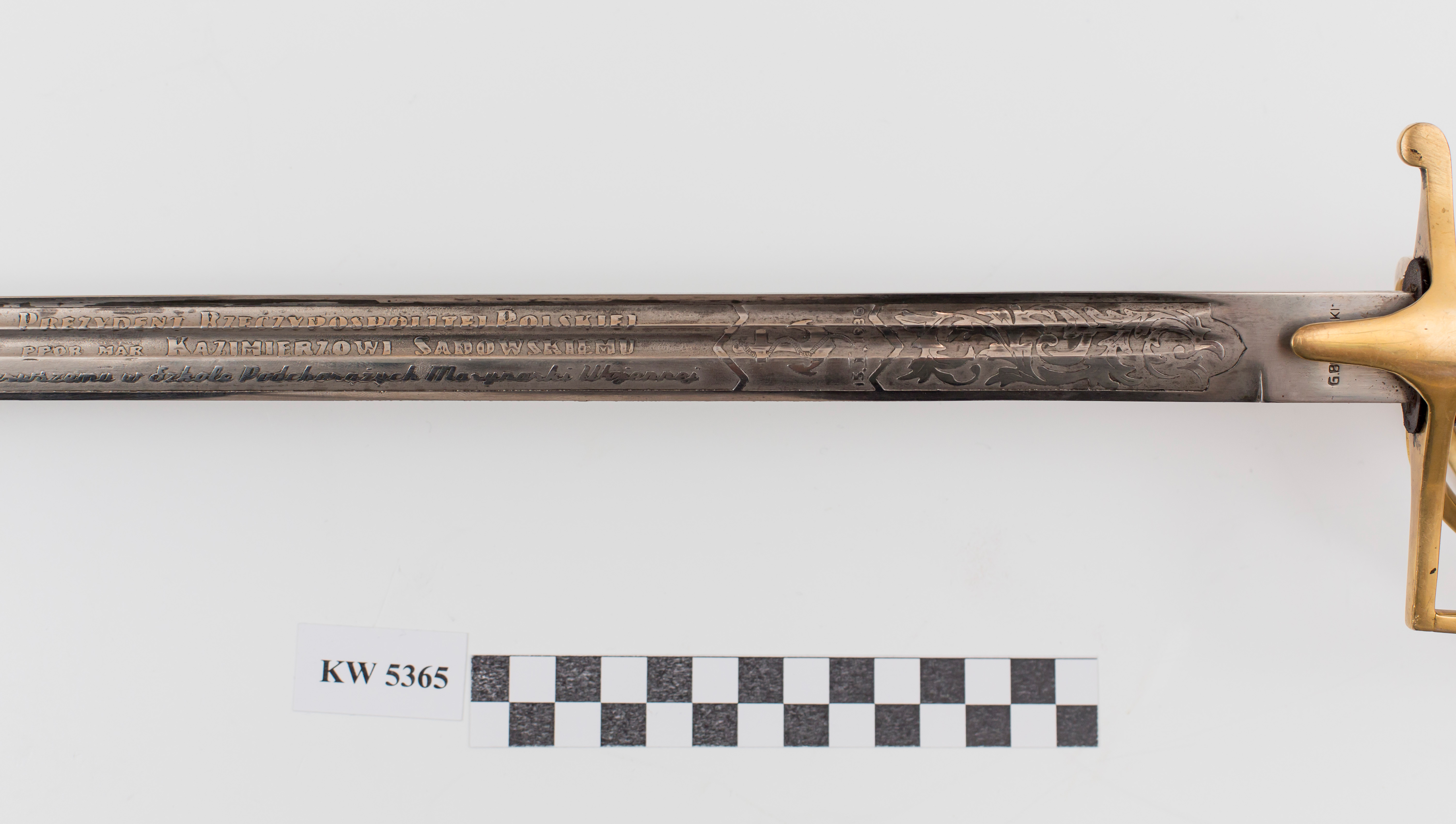 Szabla Kazimierza Sadowskiego // fot. Henryk Nagrodzki