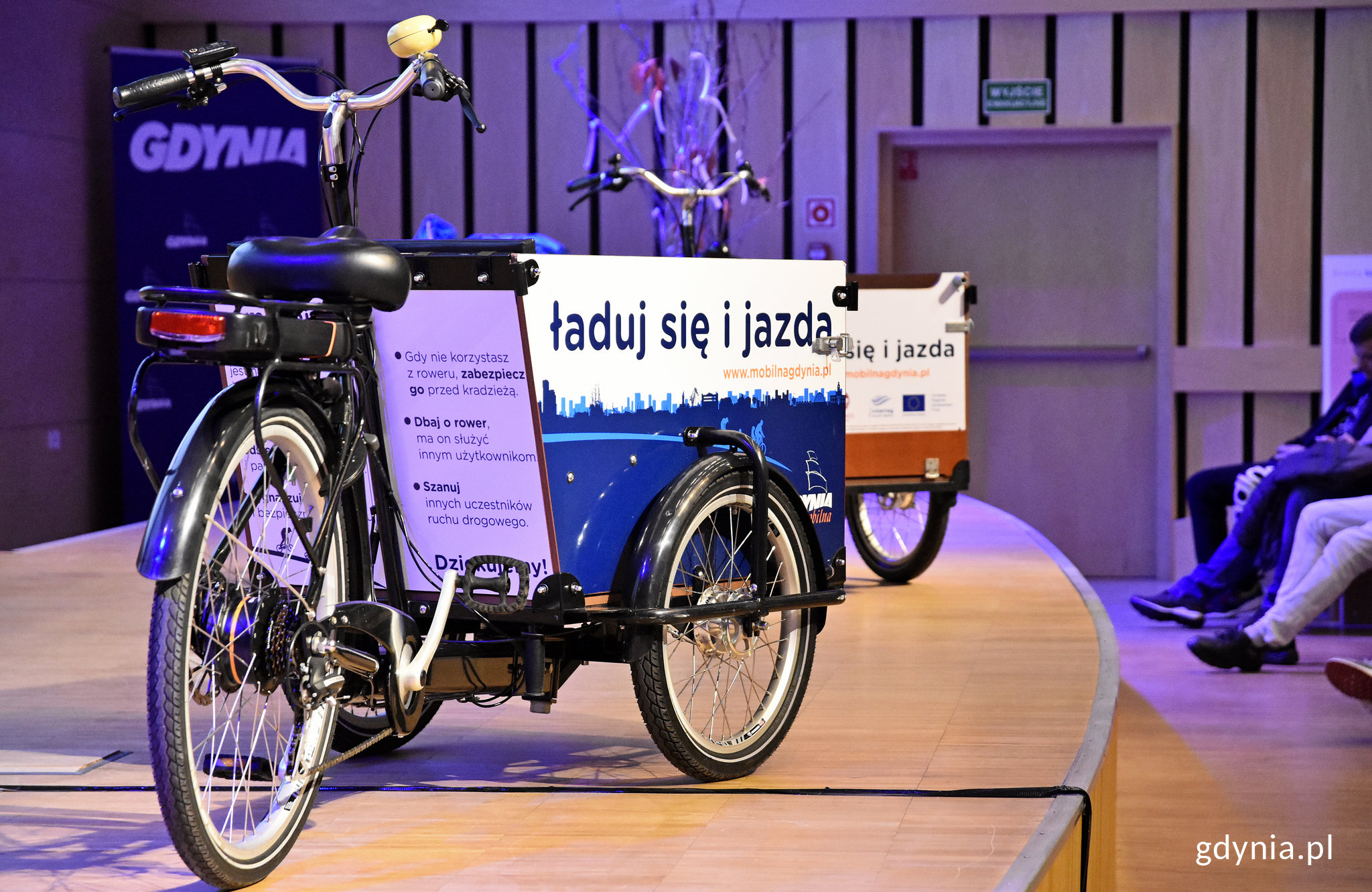 Jeden z gdyńskich rower&oacute;w cargo