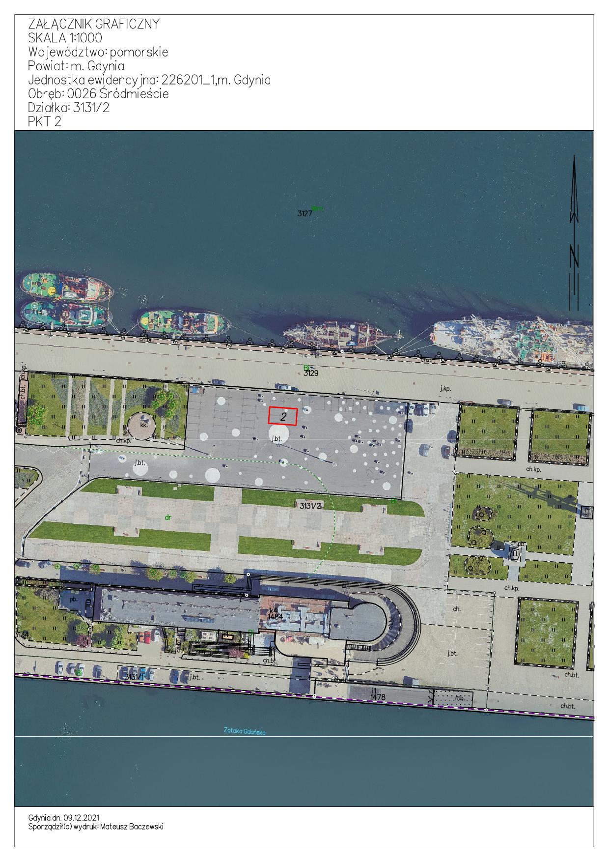 Lokalizacja nr 2 - aleja Jana Pawła II, molo Południowe, fot. investgdynia.pl