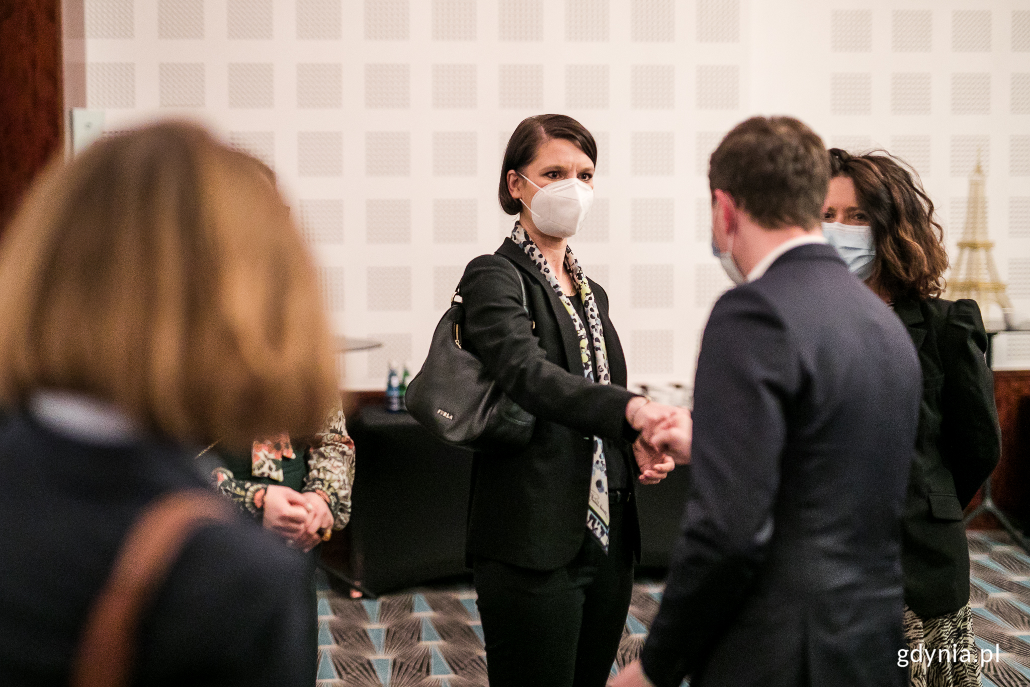 Spotkanie prezydent Katarzyny Gruszeckiej-Spychały z delegacją francuską // fot. Karol Stańczak