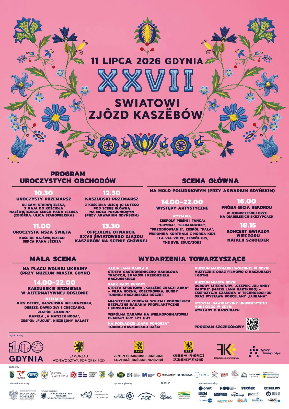 Plakat z programem wydarzenia