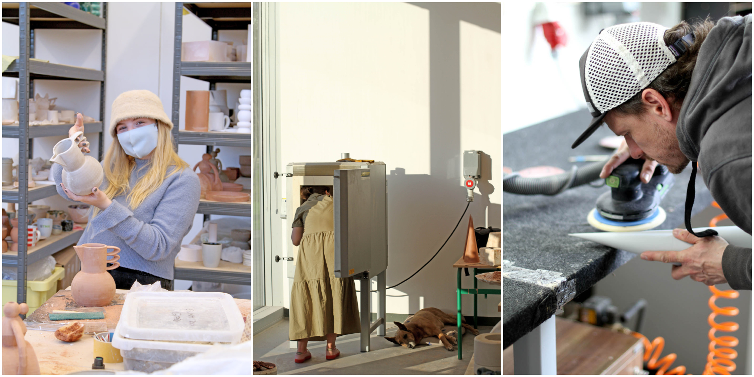 Praca nad stworzeniem kolekcji ceramiki Gl&euml;na. Źr&oacute;dło: pracownie projektowe PROTO TYPY