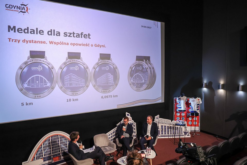 Konferencja Gdynia P&oacute;łmaratonu / Fot.: Karolina Misztal / Sport Evolution