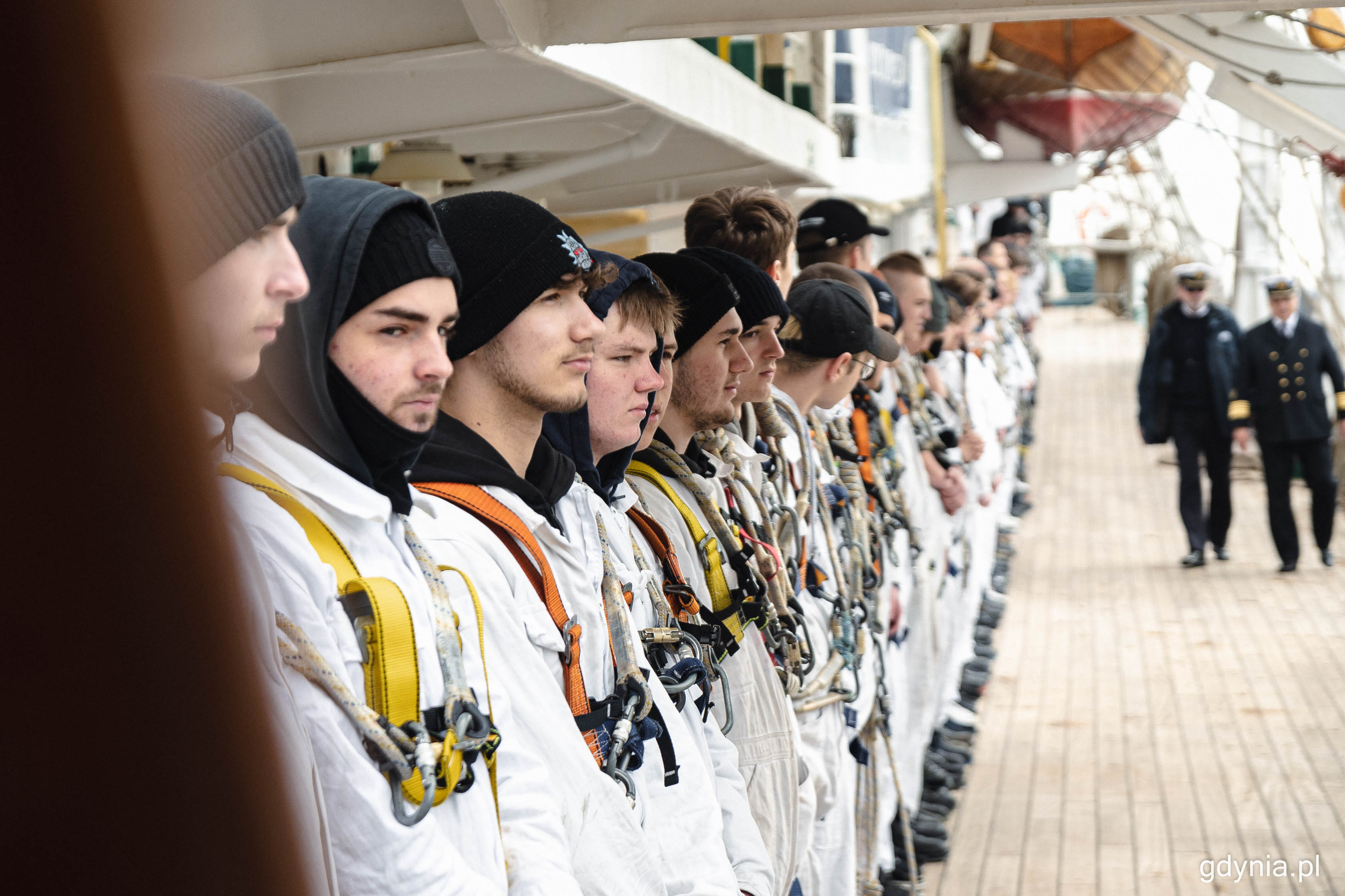 Praktykanci wr&oacute;cili do portu w Gdyni po blisko dw&oacute;ch miesiącach rejsu, fot. Kamil Złoch